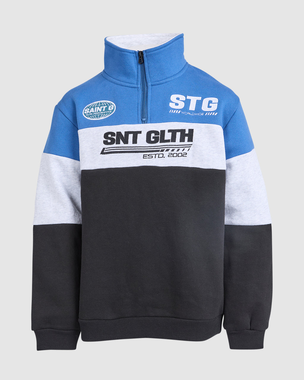 St Goliath Boys Fracture 1/4 Zip (Size 8-16) in MULTICOLOURED