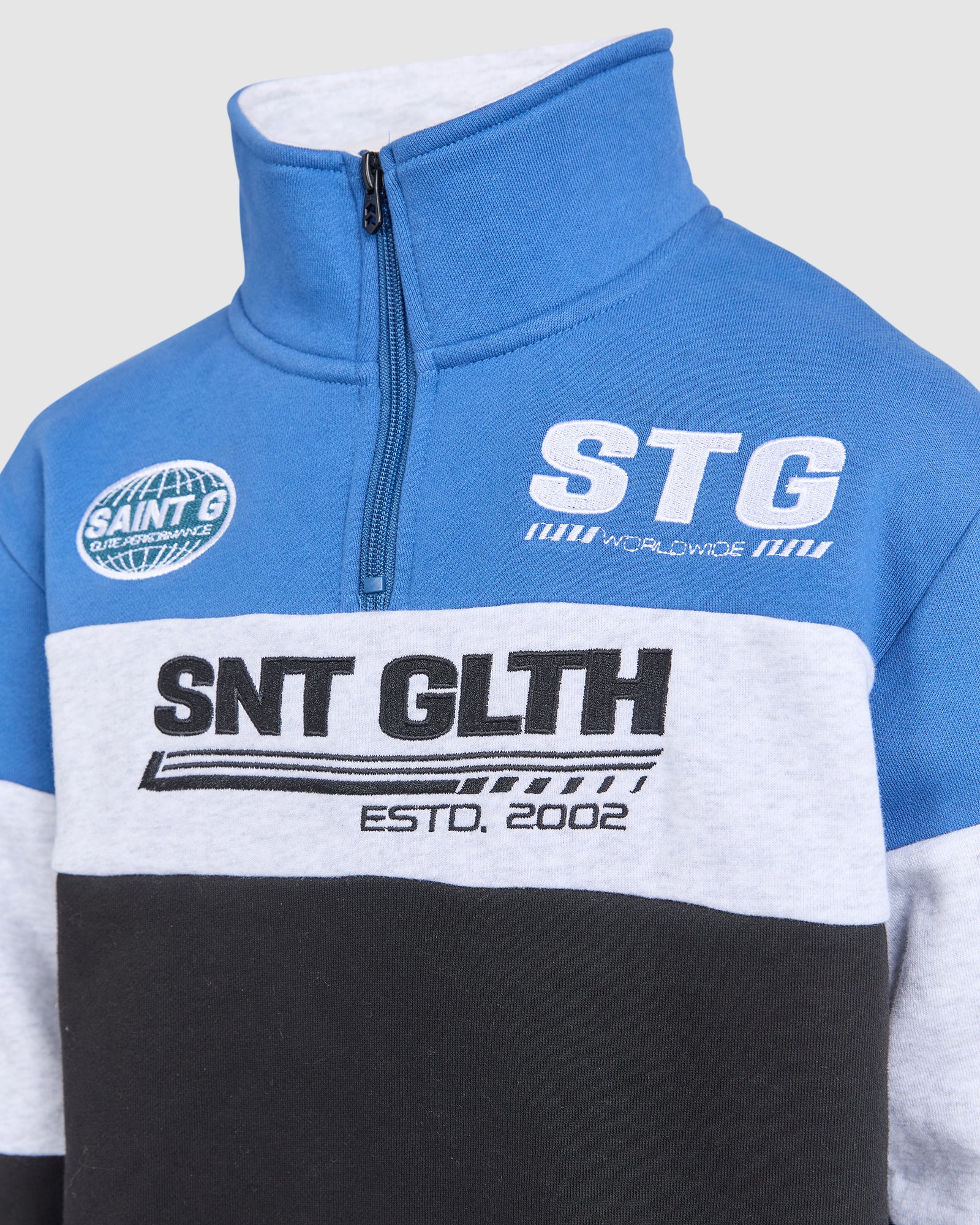 St Goliath Boys Fracture 1/4 Zip (Size 8-16) in MULTICOLOURED