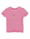 Eve Girl Freya Rib Tee (Size 3-7) in PINK