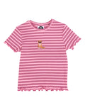 Eve Girl Freya Rib Tee (Size 8-16) in PINK