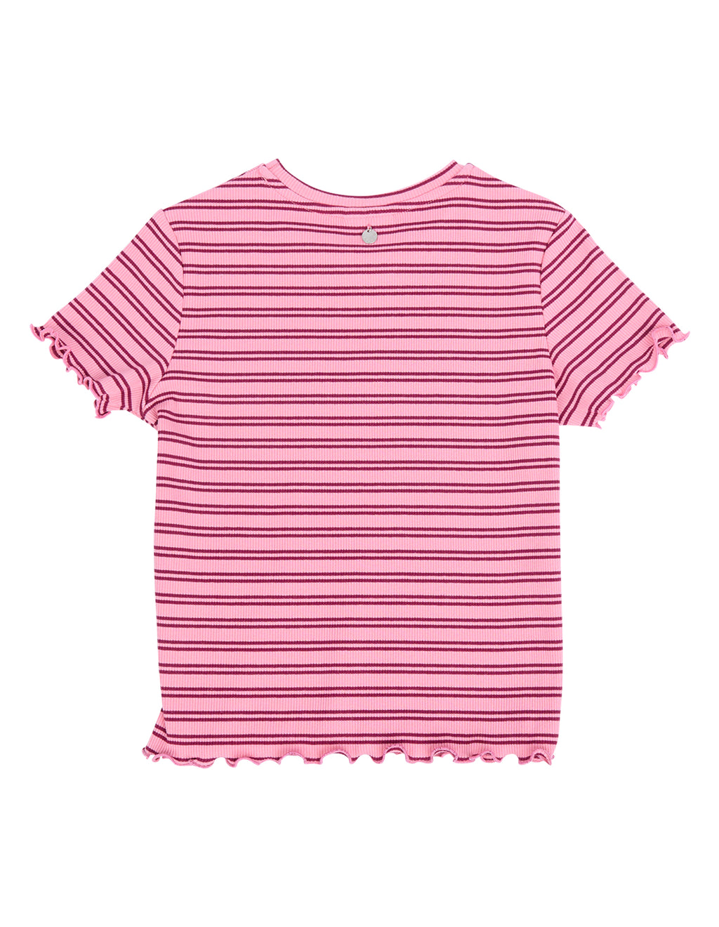 Eve Girl Freya Rib Tee (Size 8-16) in PINK