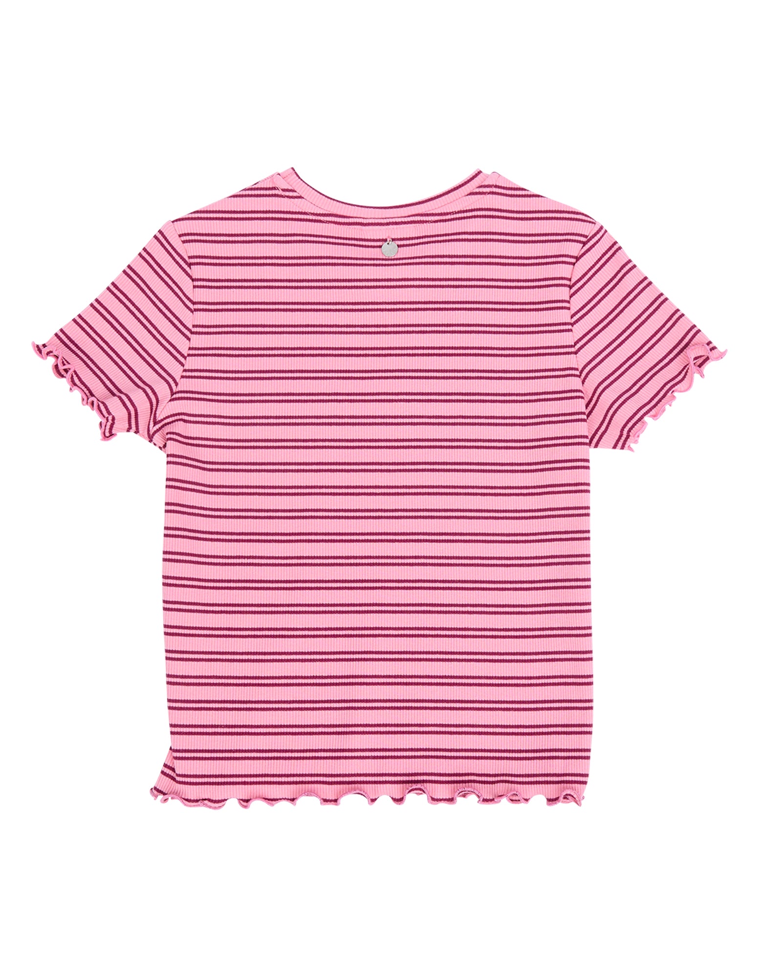 Eve Girl Freya Rib Tee (Size 8-16) in PINK