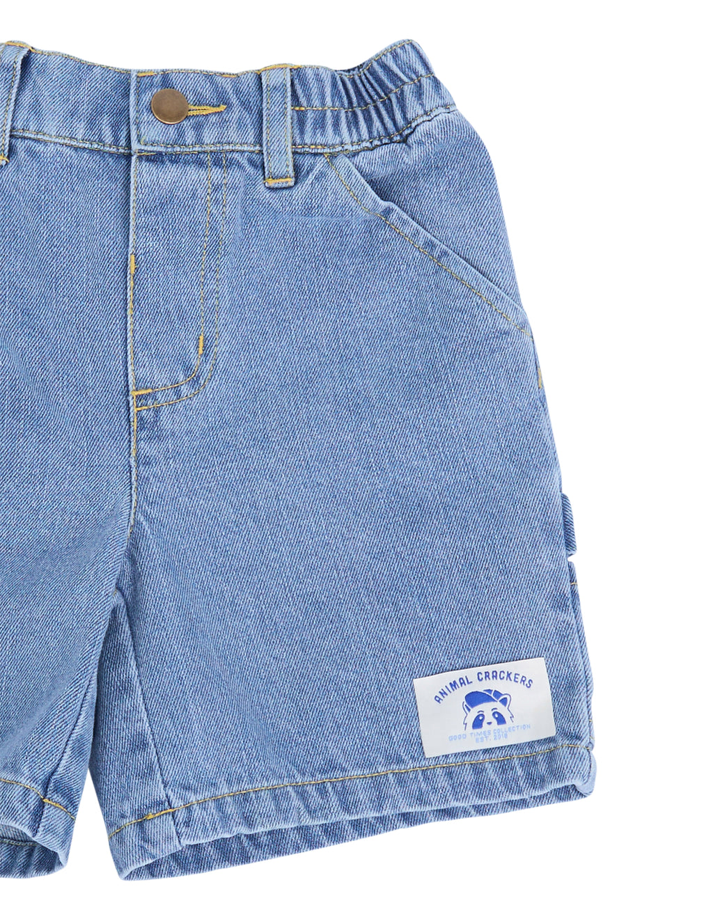 Animal Crackers Frontier Short in DENIM
