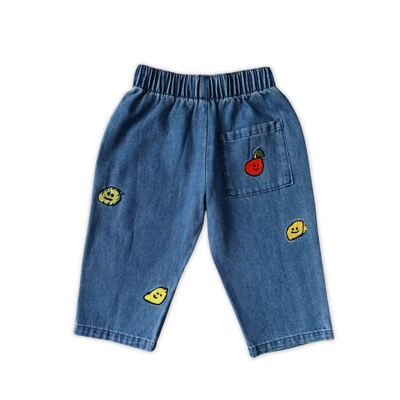 Grown Organic Fruit Salad Denim Pants in Single