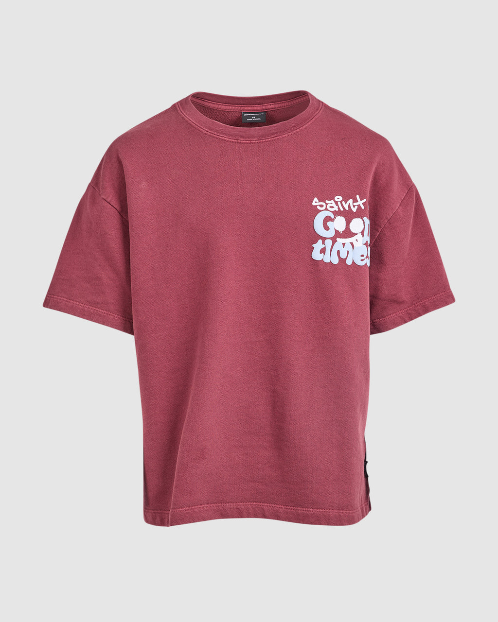 St Goliath Boys Good Times Ahead Tee (Size 8-16) in PORT