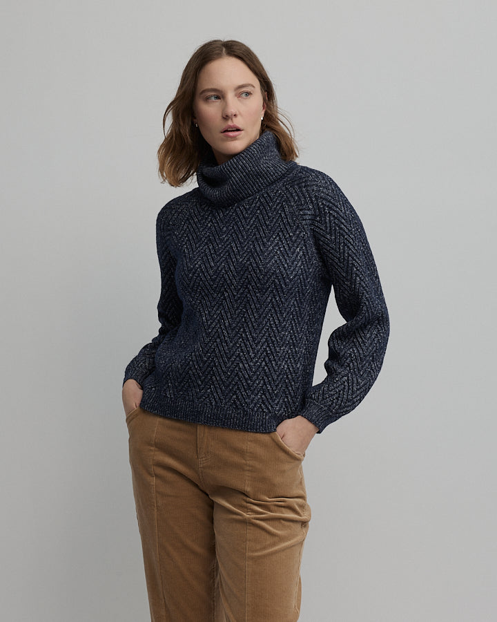 Yarra Trail Hudson Knit in NAVY