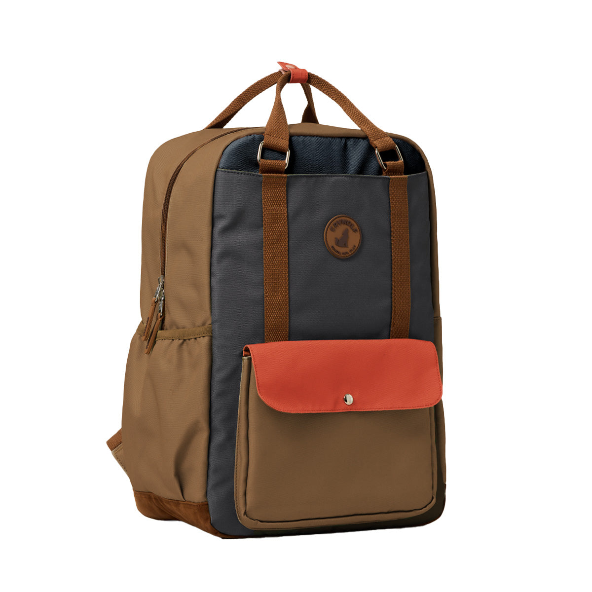 Crywolf Knapsack Ash Colourblock in Ash Colourblock
