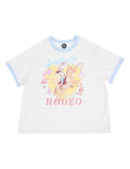 Eve Girl Lasso Ringer Tee (Size 3-7) in VINTAGE WHITE