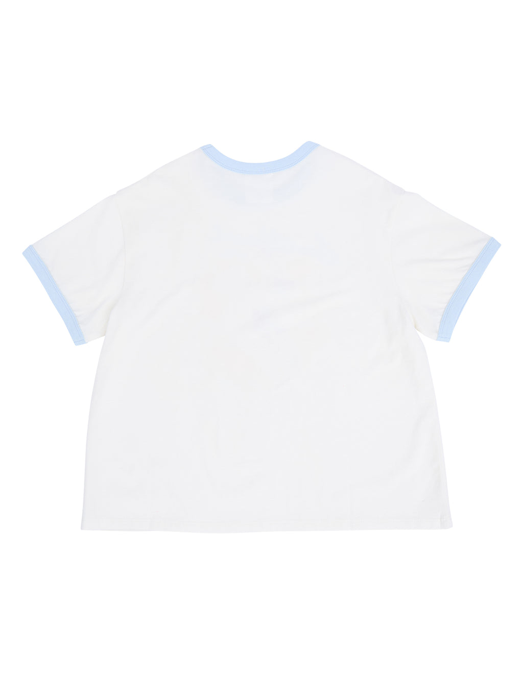 Eve Girl Lasso Ringer Tee (Size 3-7) in VINTAGE WHITE