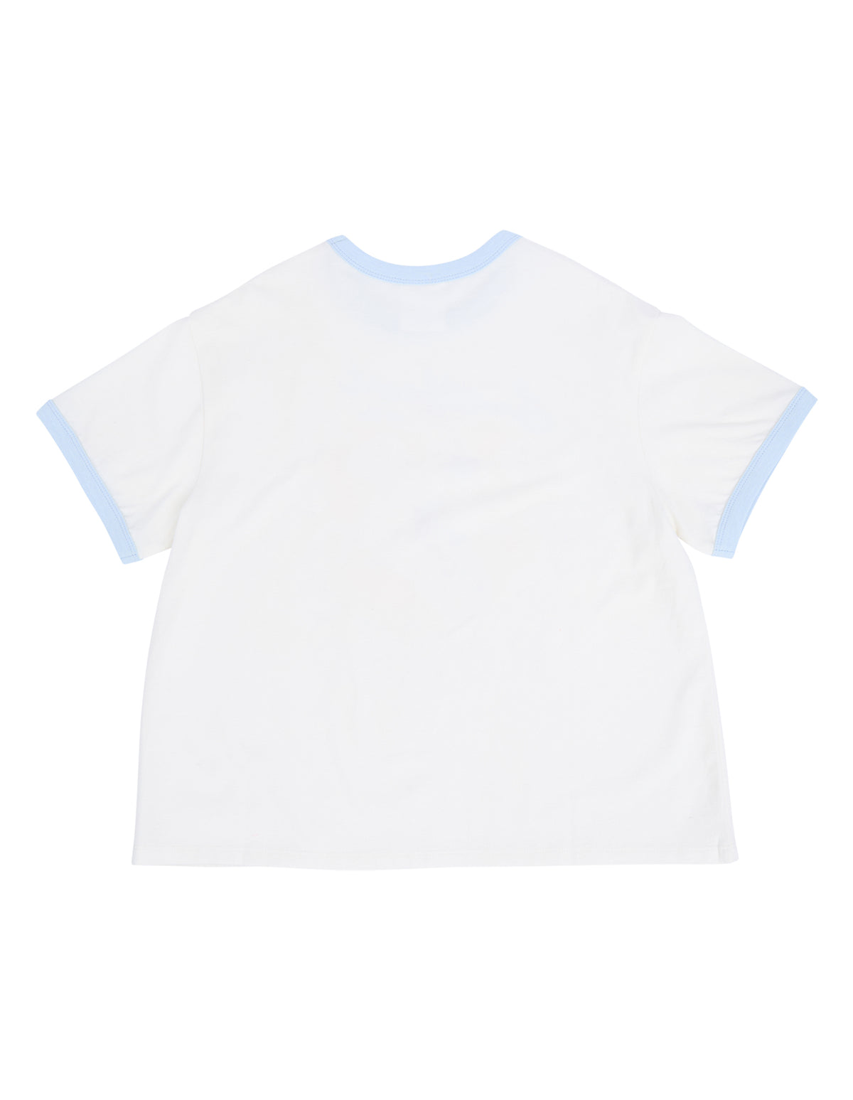 Eve Girl Lasso Ringer Tee (Size 3-7) in VINTAGE WHITE