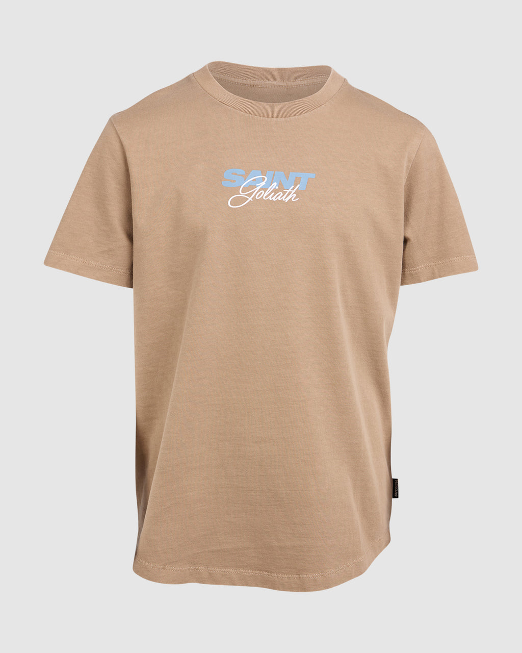 St Goliath Boys Legends  Tee (Size 8-16) in TAN