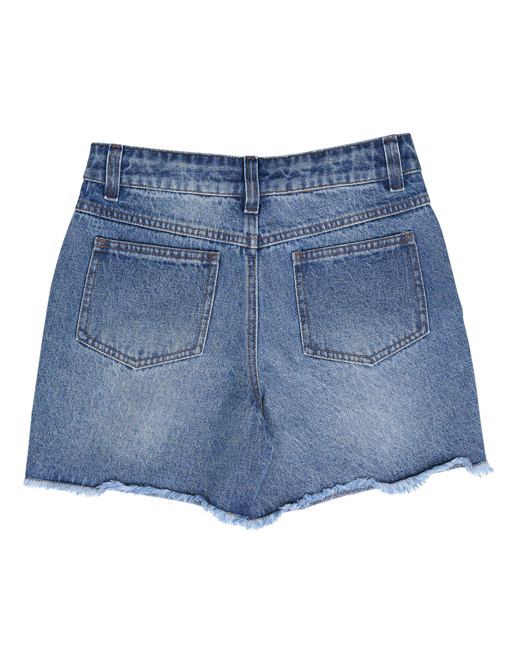 Eve Girl Lexi Denim Short (Size 3-7) in MID BLUE