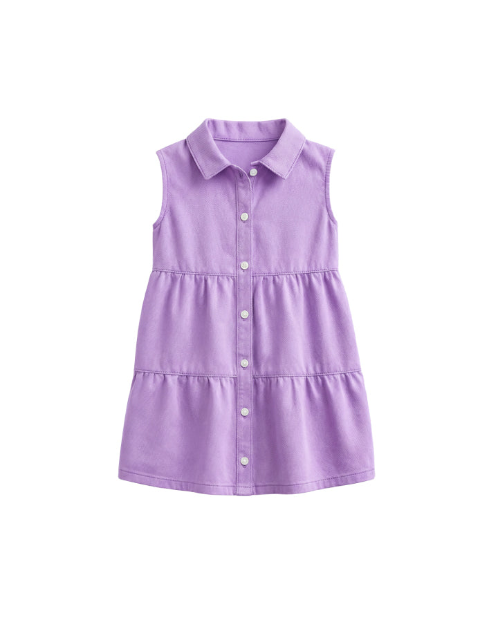 Milky Clothing Lilac Twill Dress in Lilac