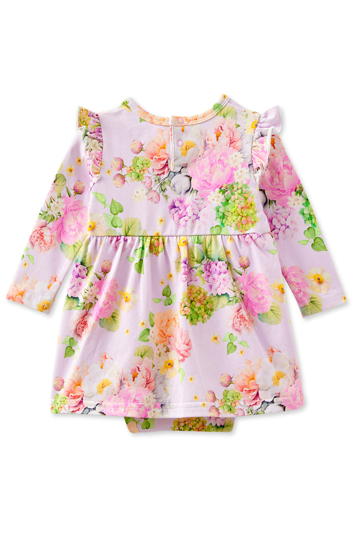 Milky Clothing Lily Belle Baby Dress in Soft Lilac