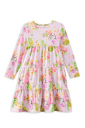 Milky Clothing Lily Belle Tiered Dress in Soft Lilac