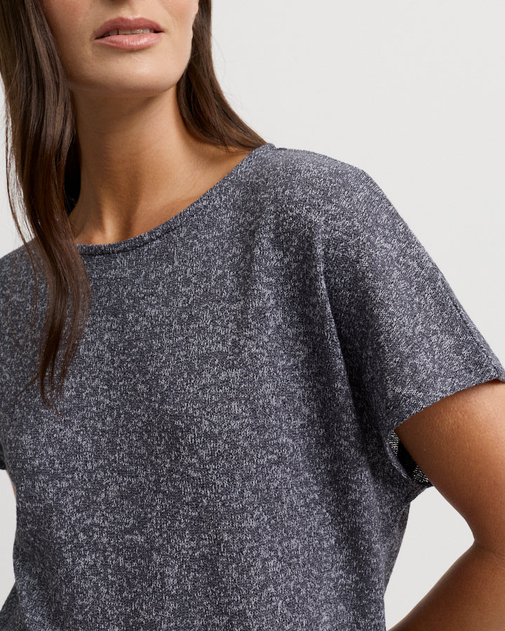 Yarra Trail Lona Tee in NAVY/WHITE