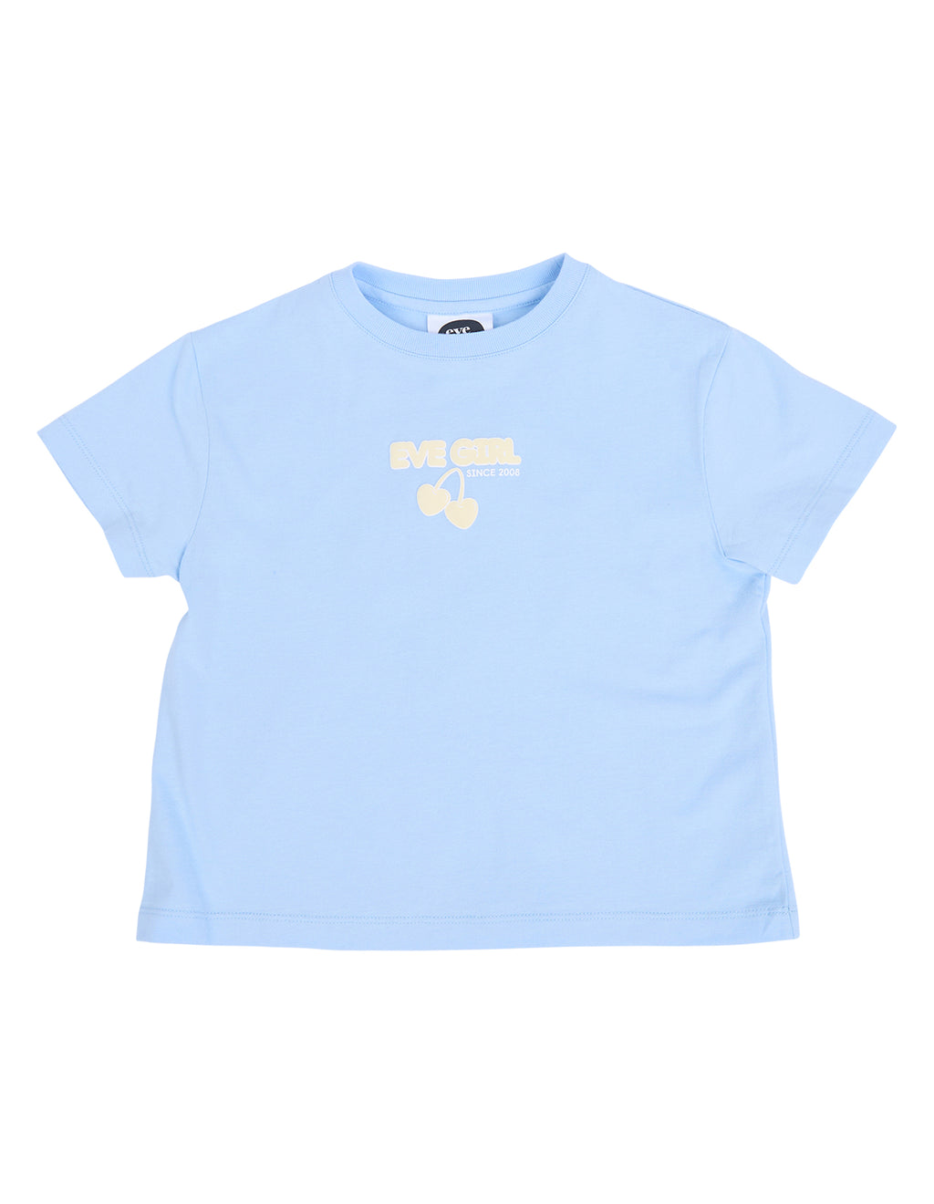 Eve Girl Lounge Club Tee (Size 3-7) in SKY BLUE