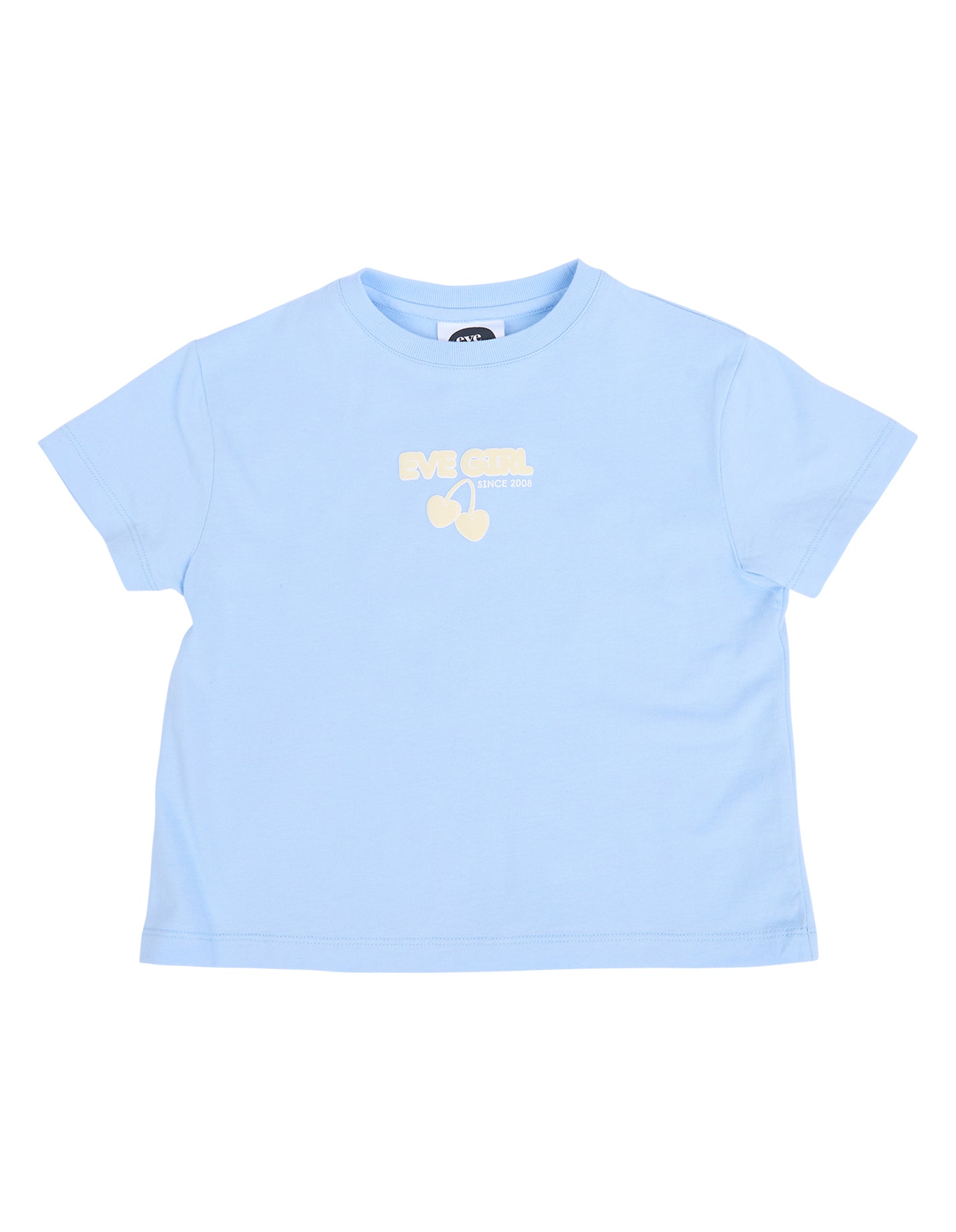 Eve Girl Lounge Club Tee (Size 3-7) in SKY BLUE