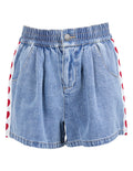 Eve Girl Love Denim Short (Size 8-16) in DENIM