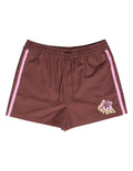 Eve Girl Maui Contrast Short (Size 3-7) in CHOCOLATE