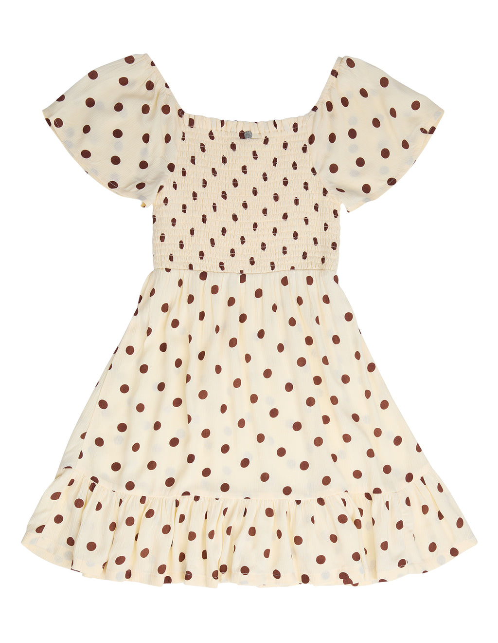 Eve Girl Milla Shirred Dress (Size 8-16) in PRINT