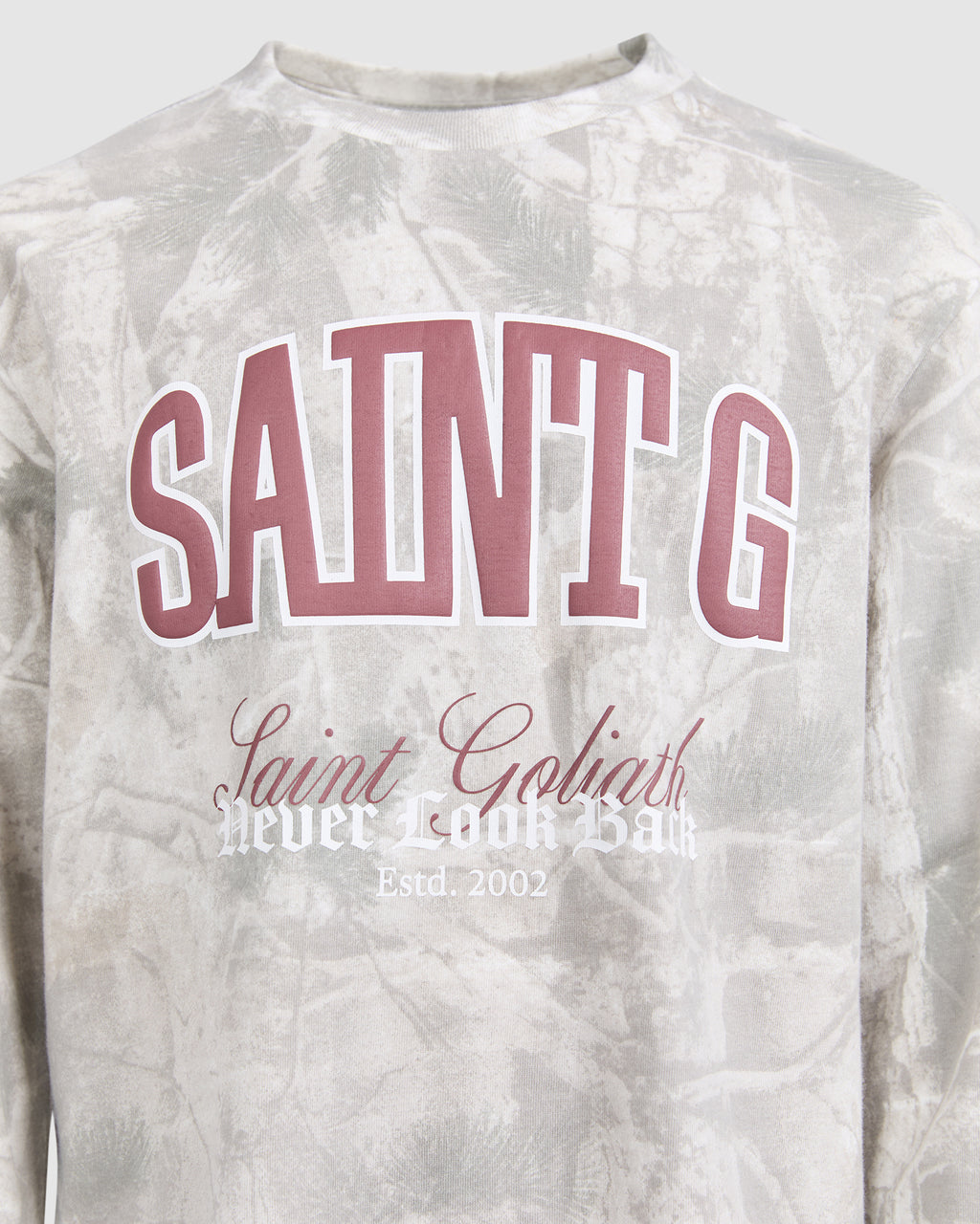 St Goliath Boys Never Look Back L/S Tee (Size 8-16) in PRINT