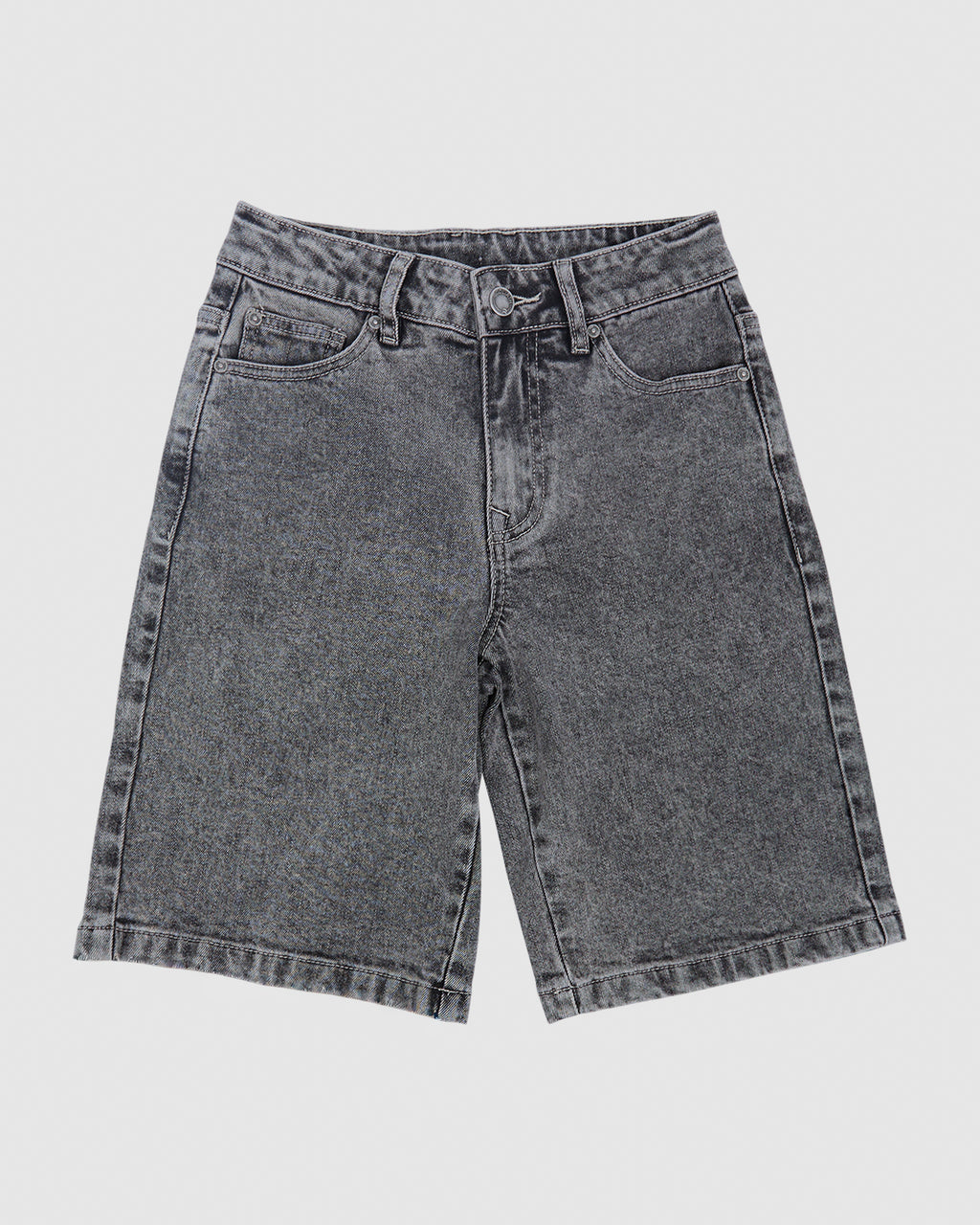 St Goliath Boys Overturn Jort (Size 8-16) in WASHED OUT BLACK