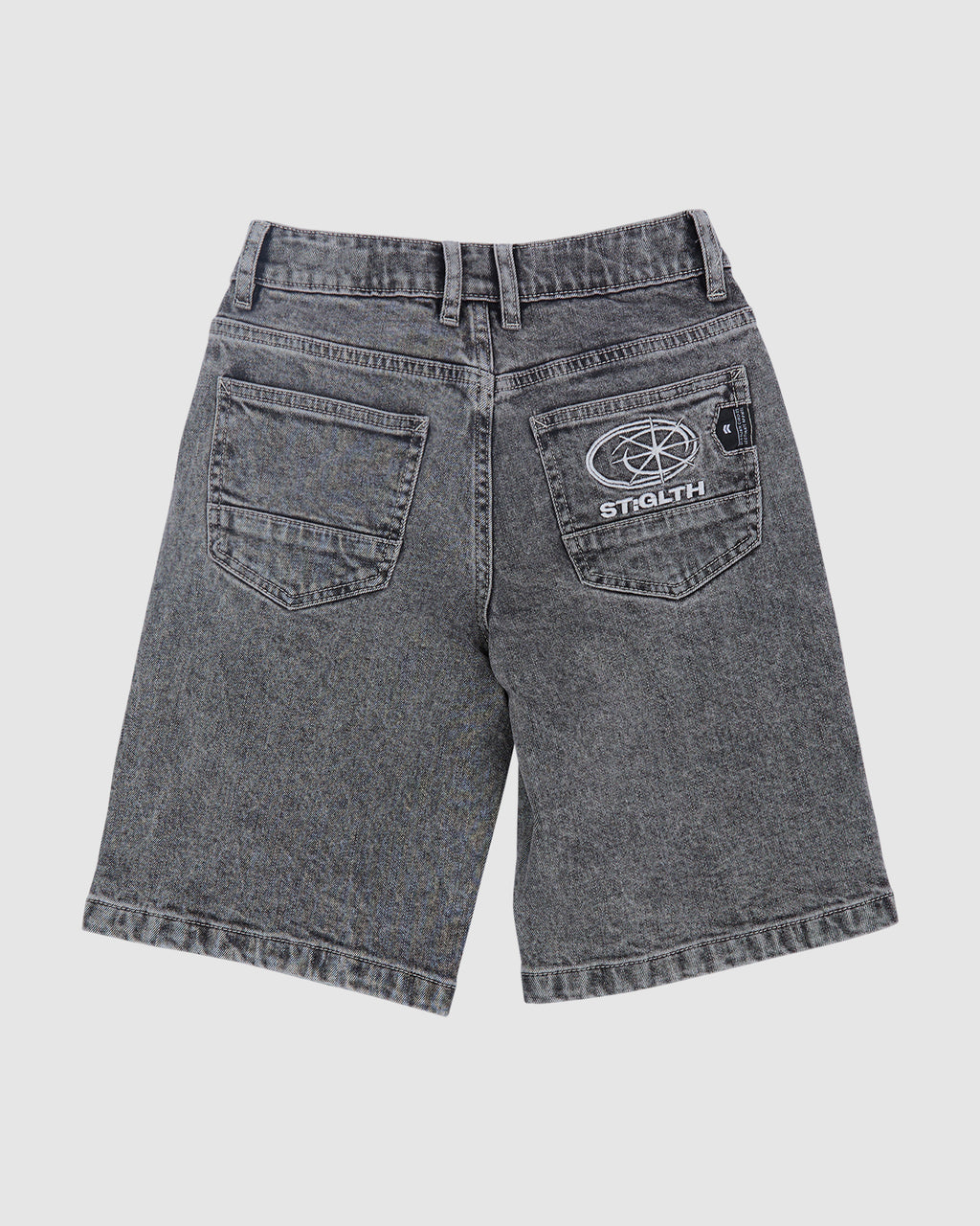 St Goliath Boys Overturn Jort (Size 8-16) in WASHED OUT BLACK
