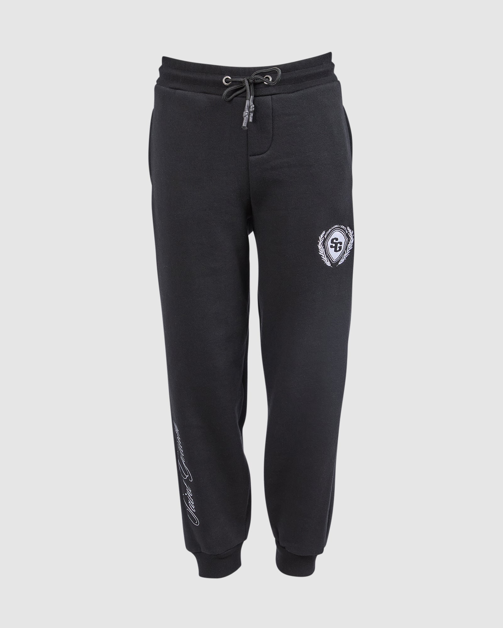 St Goliath Boys Owners Club Trackpant (Size 8-16) in WASHED BLACK