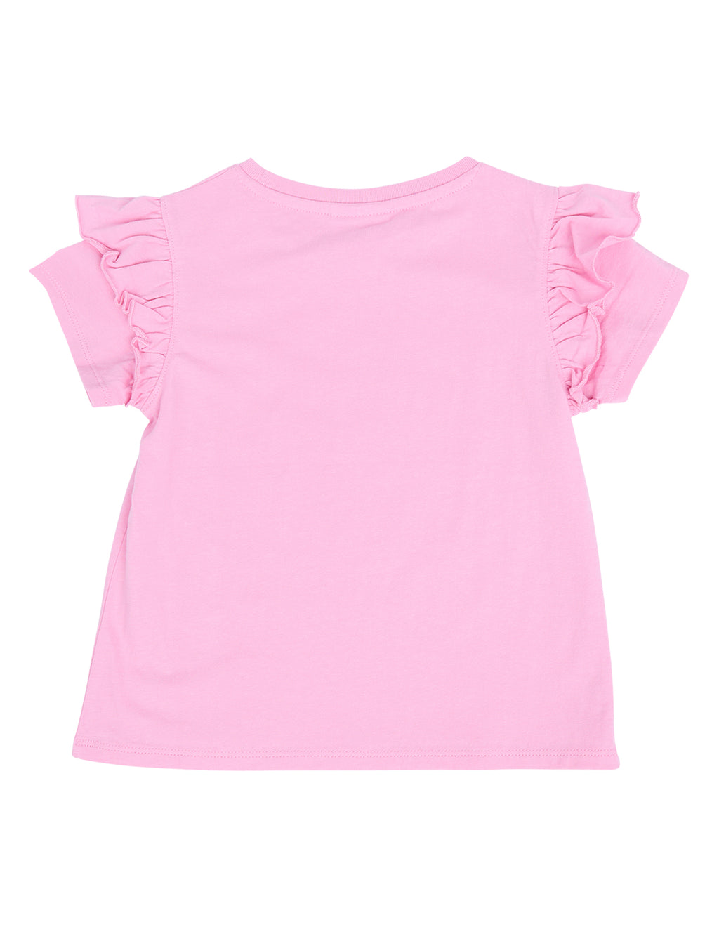 Eve Girl Palm Springs Frill Tee (Size 3-7) in PINK