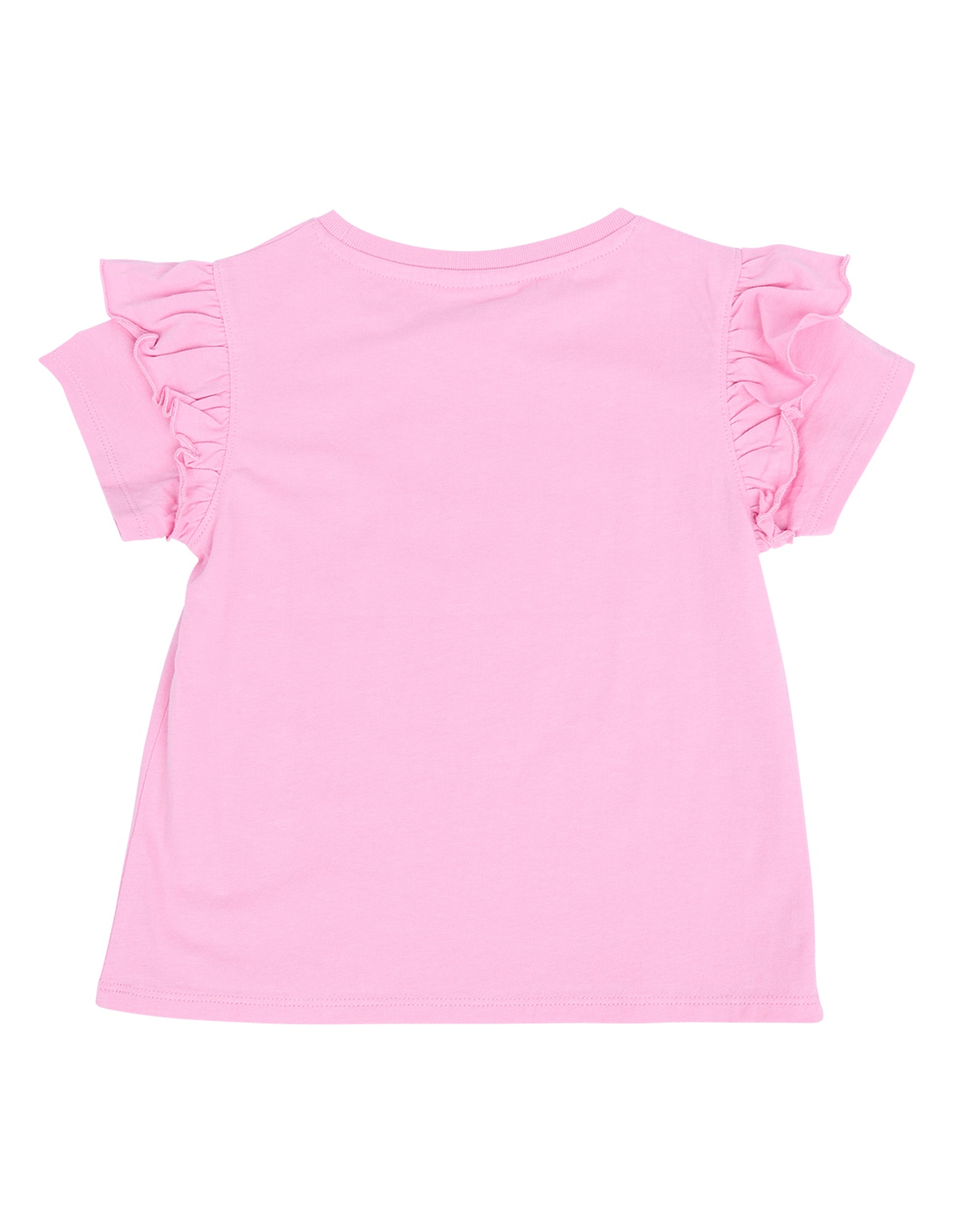 Eve Girl Palm Springs Frill Tee (Size 3-7) in PINK