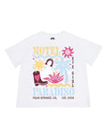 Eve Girl Palm Springs Tee (Size 8-16) in VINTAGE WHITE