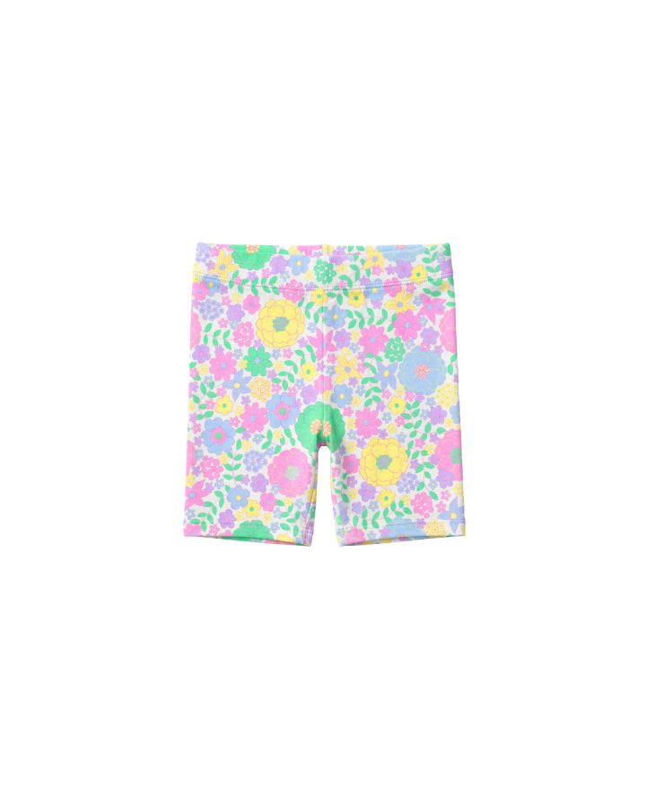 Milky Clothing Pastel Garden Bike Short in Multi