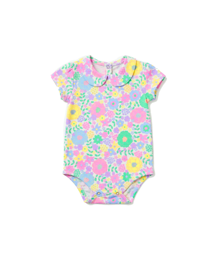 Milky Clothing Pastel Garden Playsuit in Multi