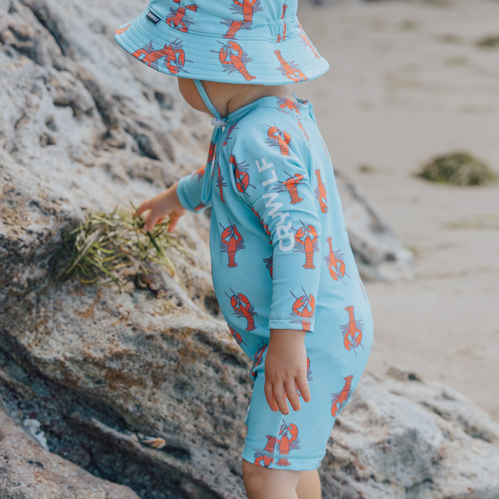 Crywolf Rash Suit Little Lobsters in Little Lobsters