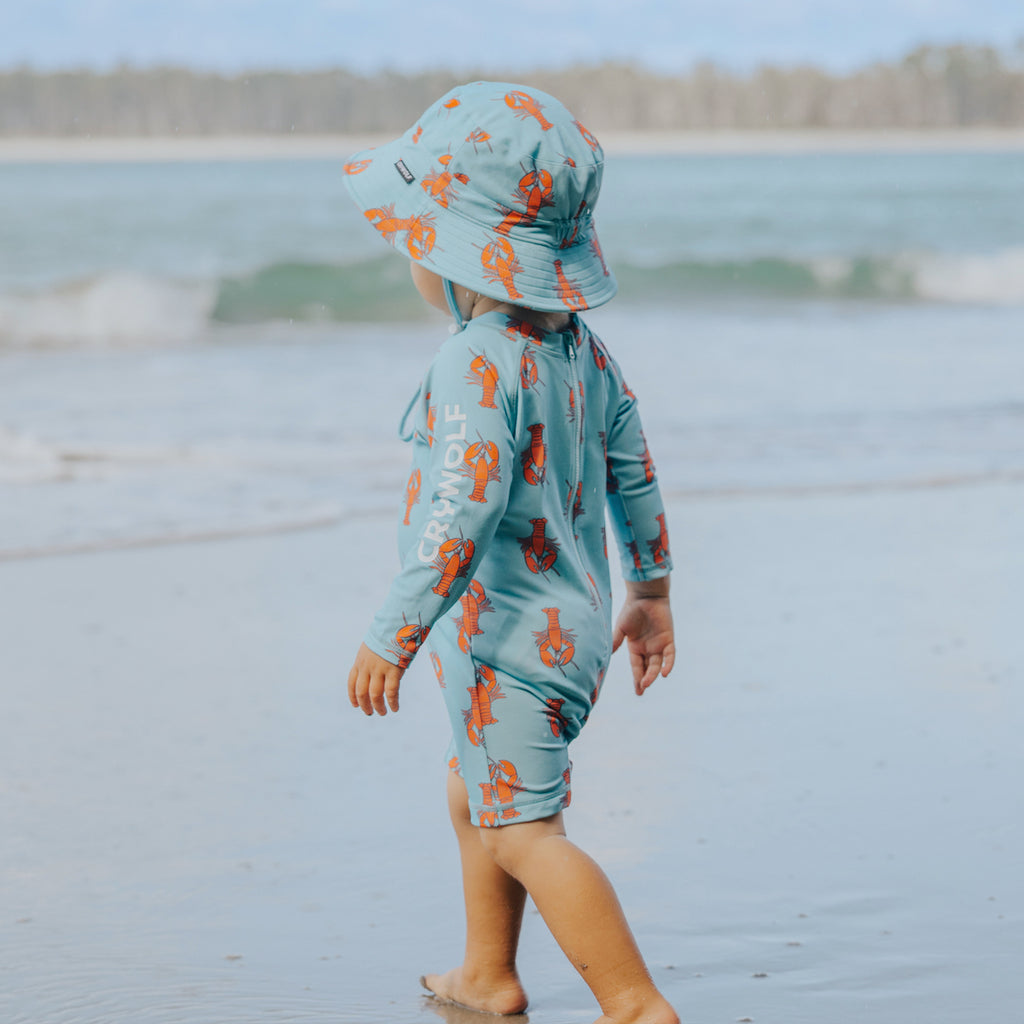 Crywolf Rash Suit Little Lobsters in Little Lobsters