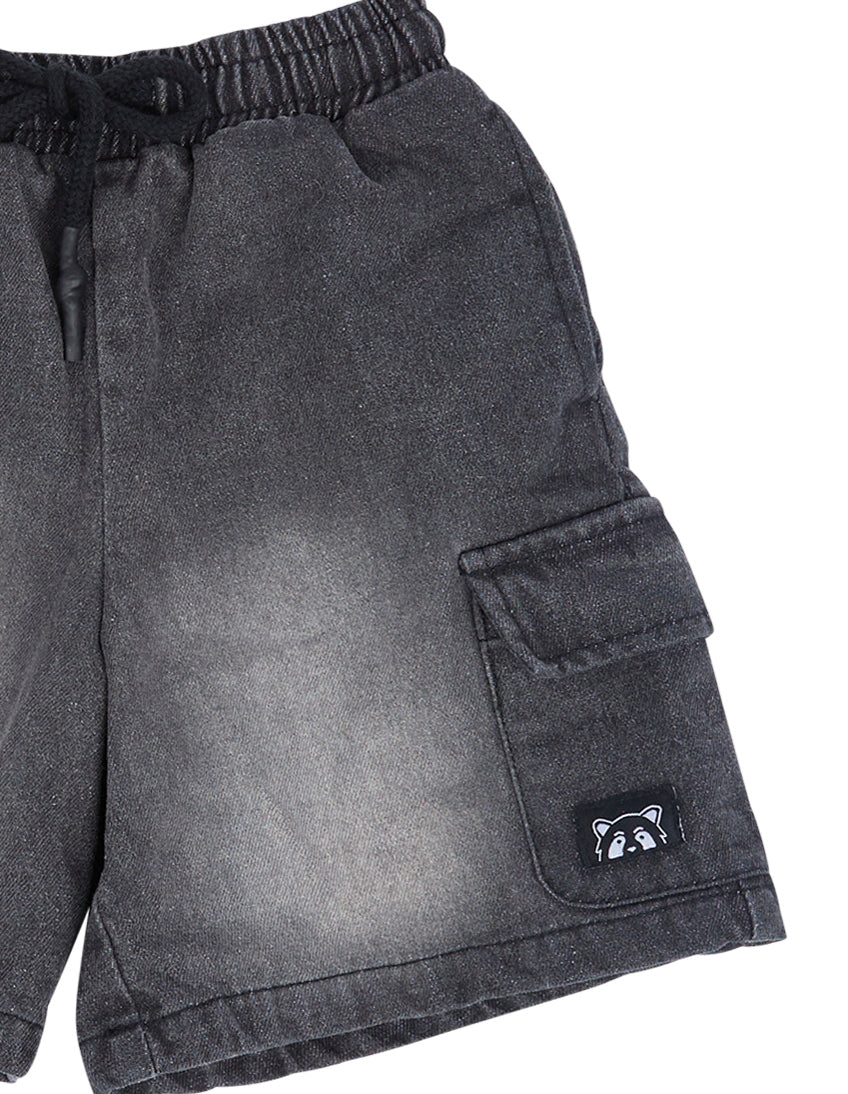 Animal Crackers Rover Short in WASHED BLACK