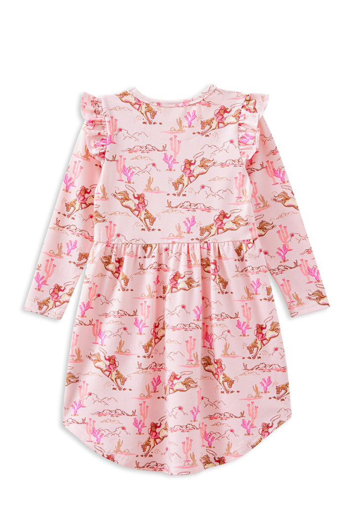 Milky Clothing Rowdy Rider Dress in Lotus Pink