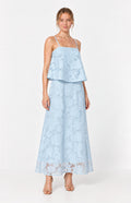 Style State - Sheer Floral Tiered Dress