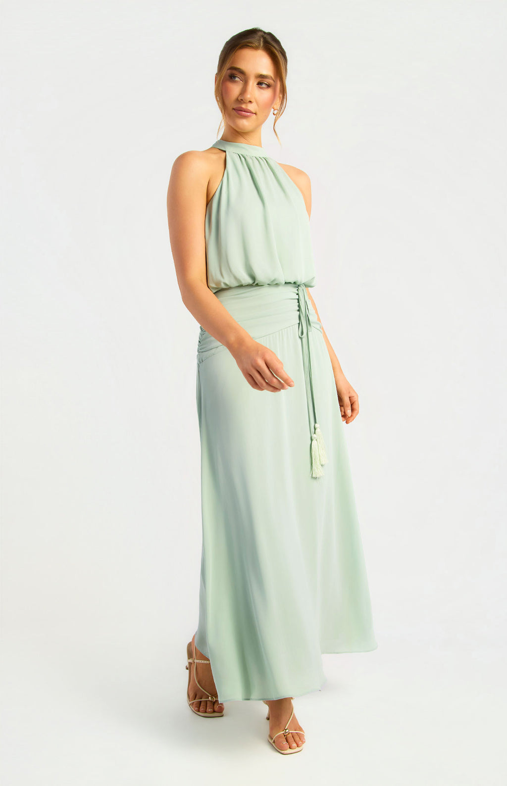 Style State - Bubble Waist Tassel Detail