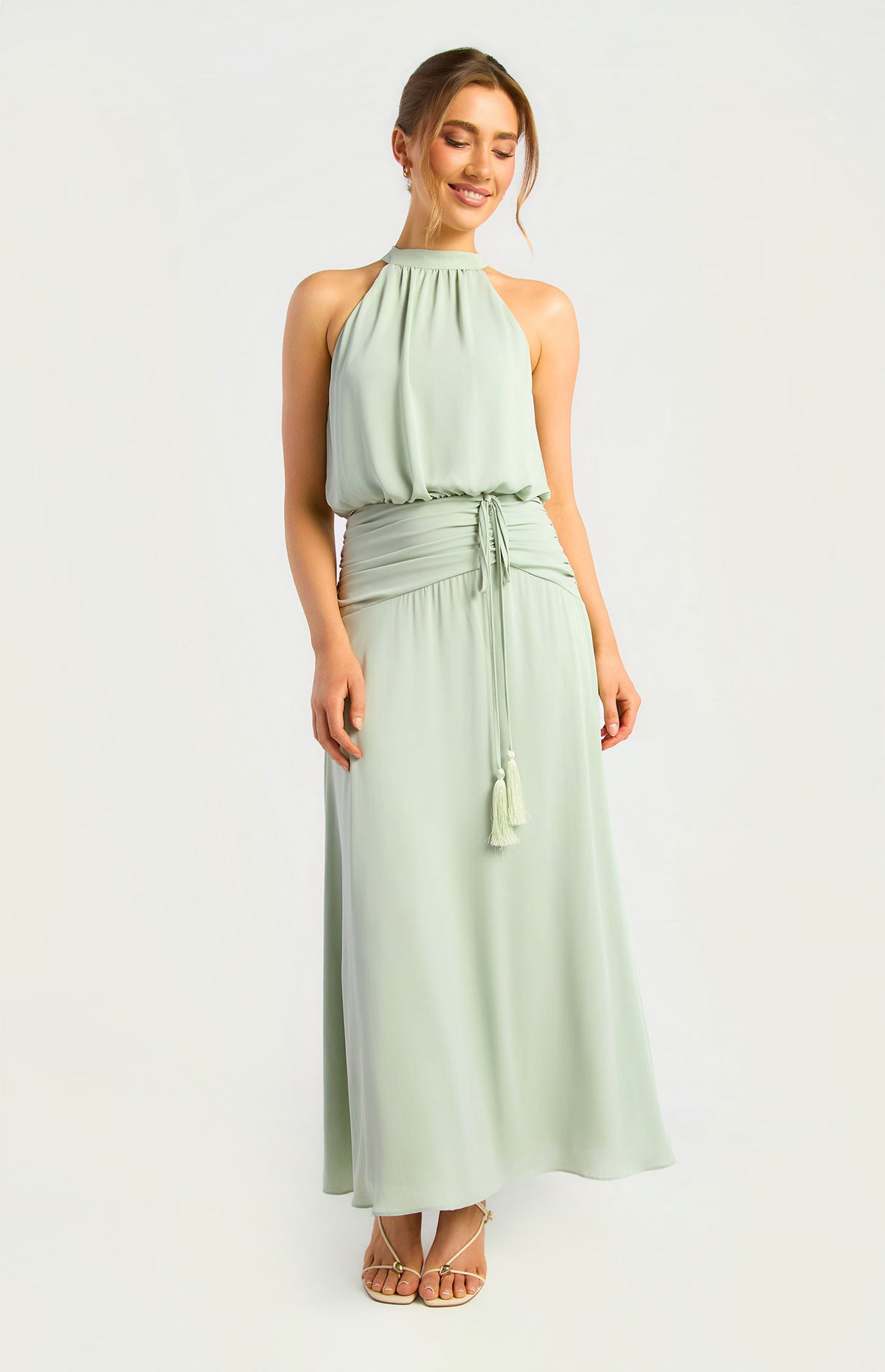 Style State - Bubble Waist Tassel Detail