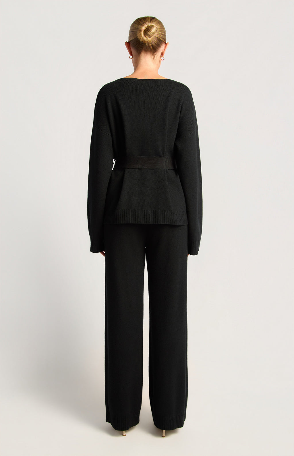 Style State - Knit Top And Pants Set