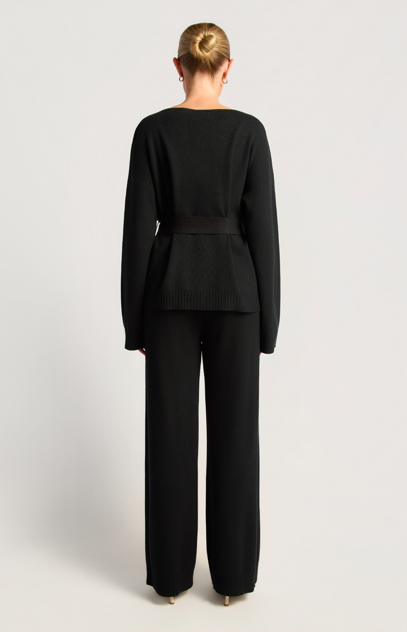 Style State - Knit Top And Pants Set