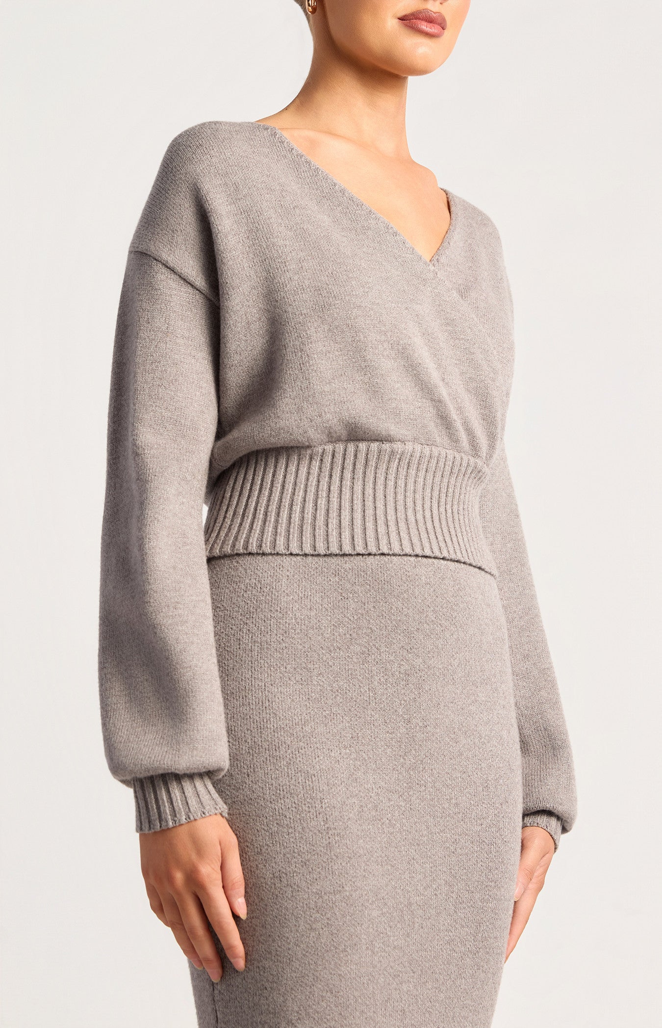 Style State - Cross Front Top & Skirt Set