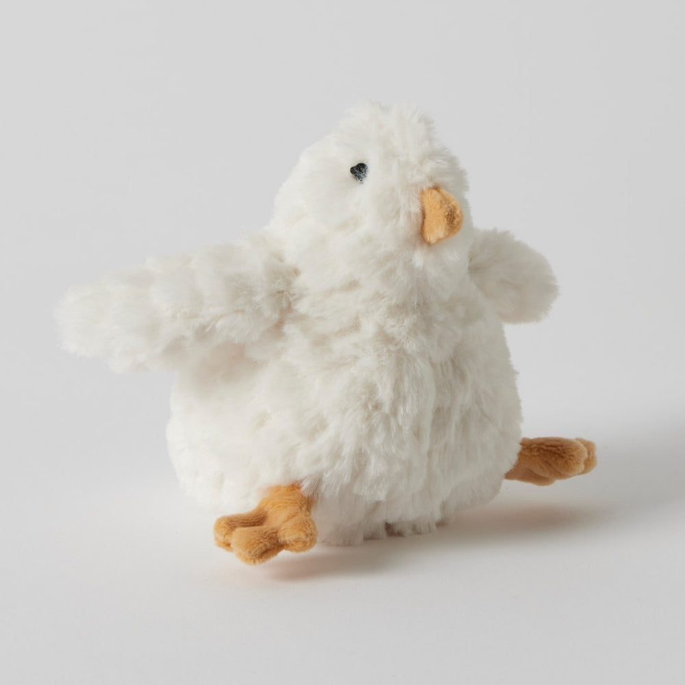 Jiggle & Giggle Chickadee Rattle in Cream