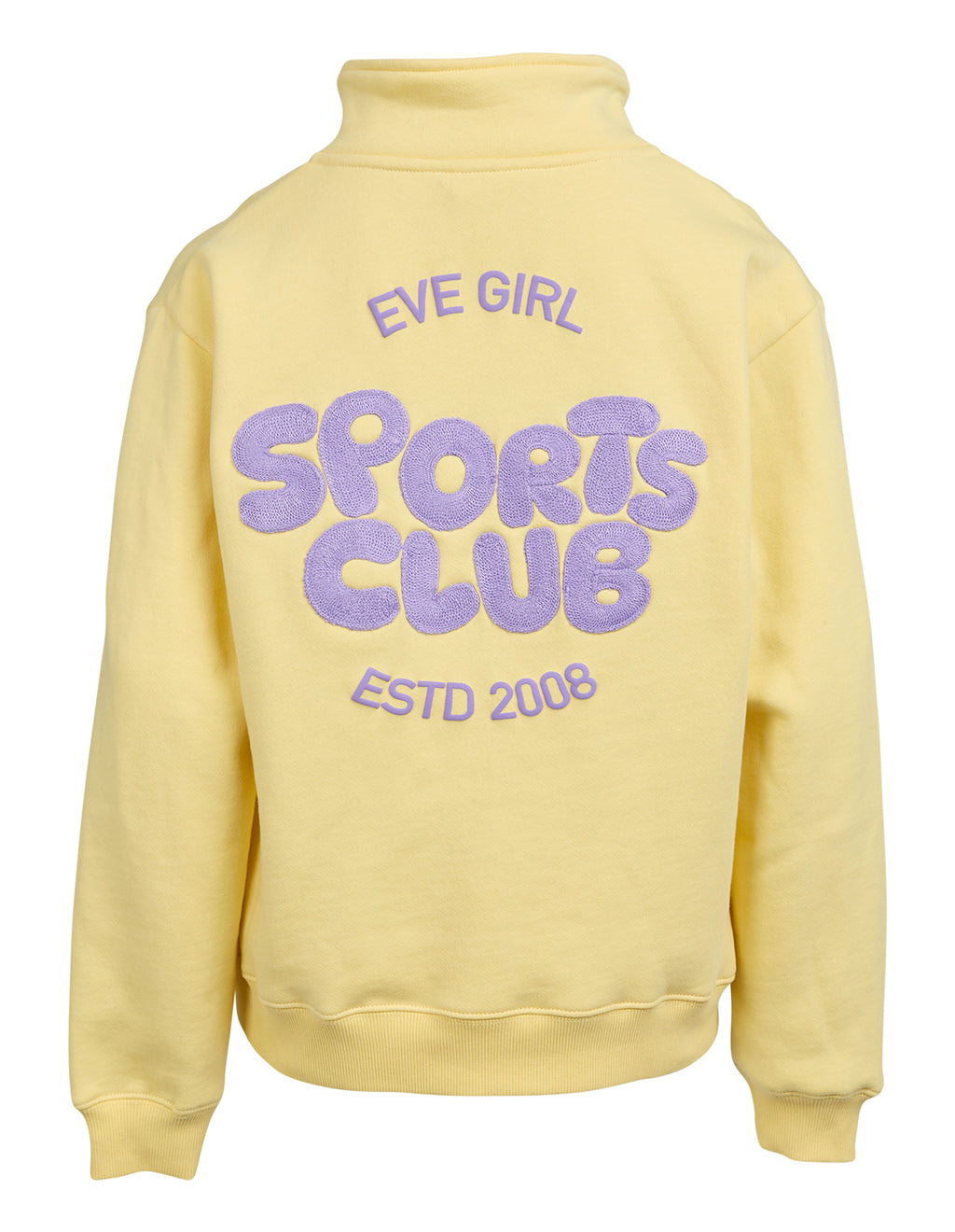 Eve Girl Sports Club 1/4 Zip (Size 8-16) in LEMON