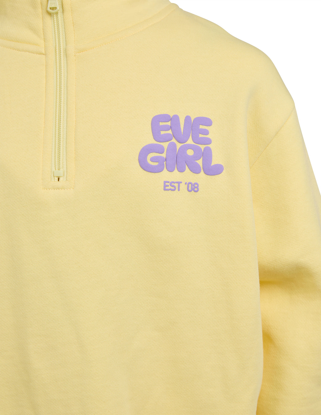 Eve Girl Sports Club 1/4 Zip (Size 8-16) in LEMON