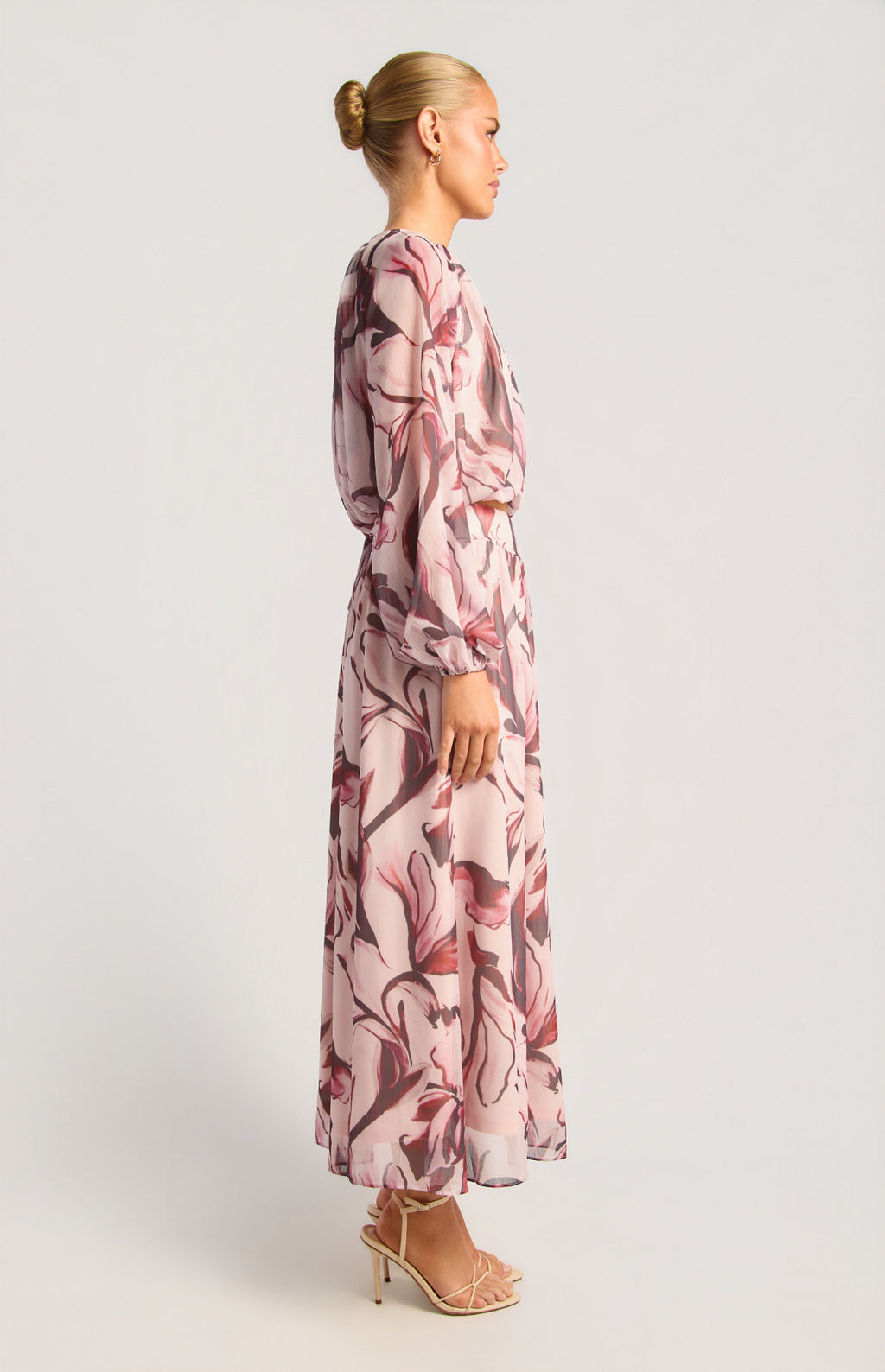 Style State - Petal Print Chiffon Set