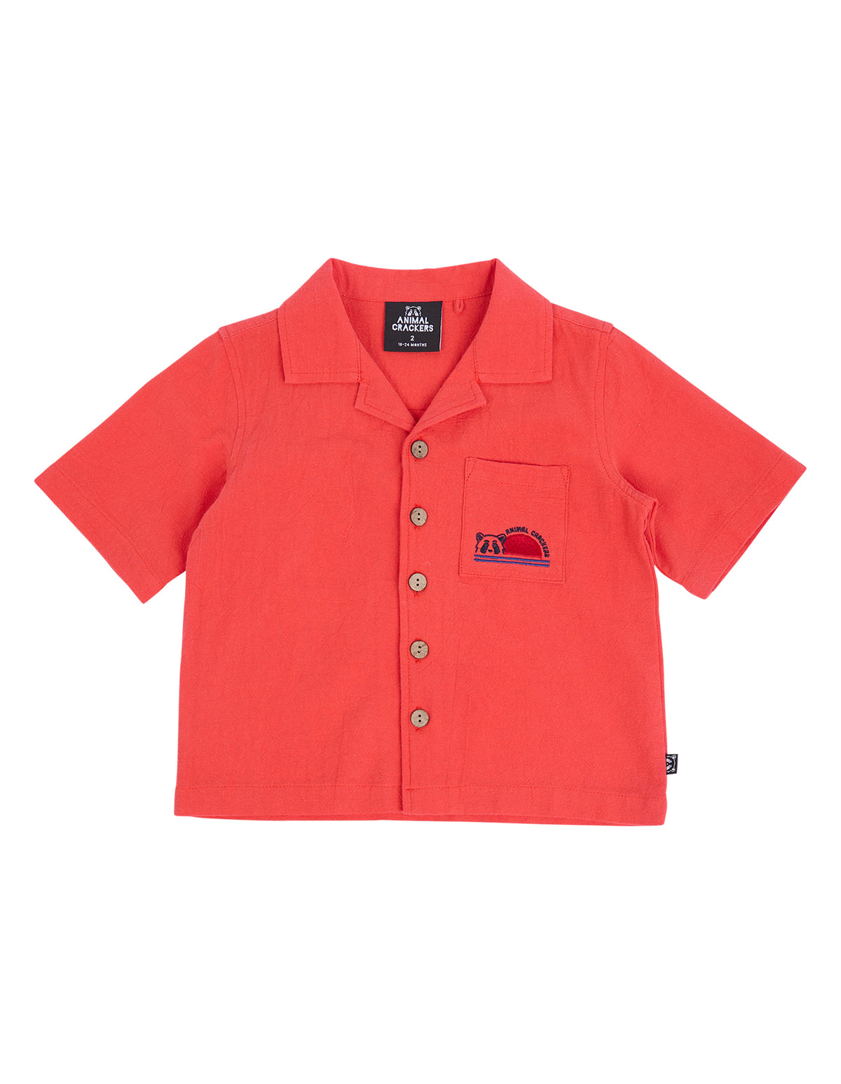 Animal Crackers Sunburst Shirt in RED