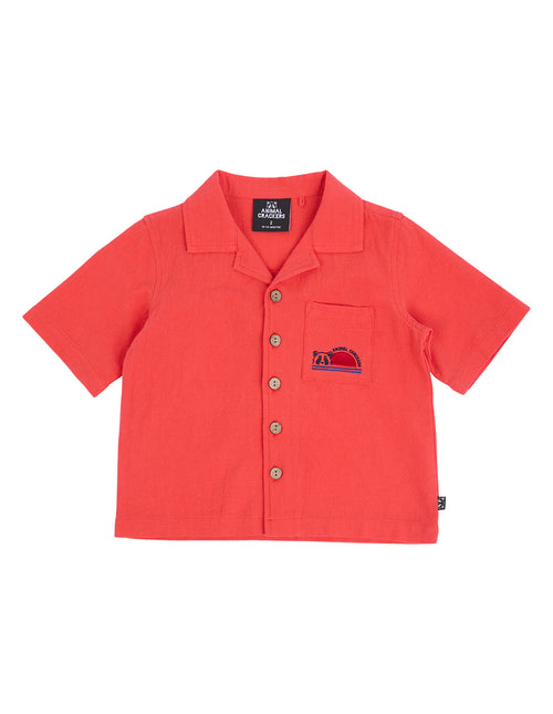 Animal Crackers Sunburst Shirt in RED